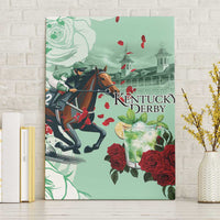 Kentucky Horse Racing Canvas Wall Art Churchill Downs Derby Mint Julep Cocktail