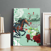Kentucky Horse Racing Canvas Wall Art Churchill Downs Derby Mint Julep Cocktail