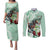 Kentucky Horse Racing Couples Matching Puletasi and Long Sleeve Button Shirt Churchill Downs Derby Mint Julep Cocktail