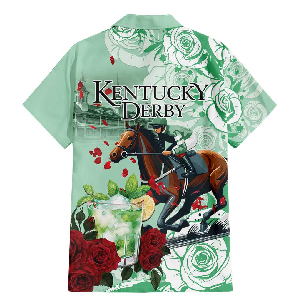 Kentucky Horse Racing Family Matching Mermaid Dress and Hawaiian Shirt Churchill Downs Derby Mint Julep Cocktail