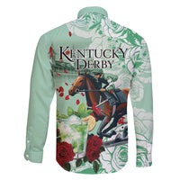 Kentucky Horse Racing Family Matching Summer Maxi Dress and Hawaiian Shirt Churchill Downs Derby Mint Julep Cocktail