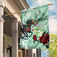 Kentucky Horse Racing Garden Flag Churchill Downs Derby Mint Julep Cocktail