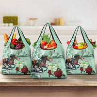 Kentucky Horse Racing Grocery Bag Churchill Downs Derby Mint Julep Cocktail