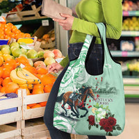 Kentucky Horse Racing Grocery Bag Churchill Downs Derby Mint Julep Cocktail