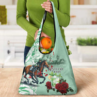 Kentucky Horse Racing Grocery Bag Churchill Downs Derby Mint Julep Cocktail