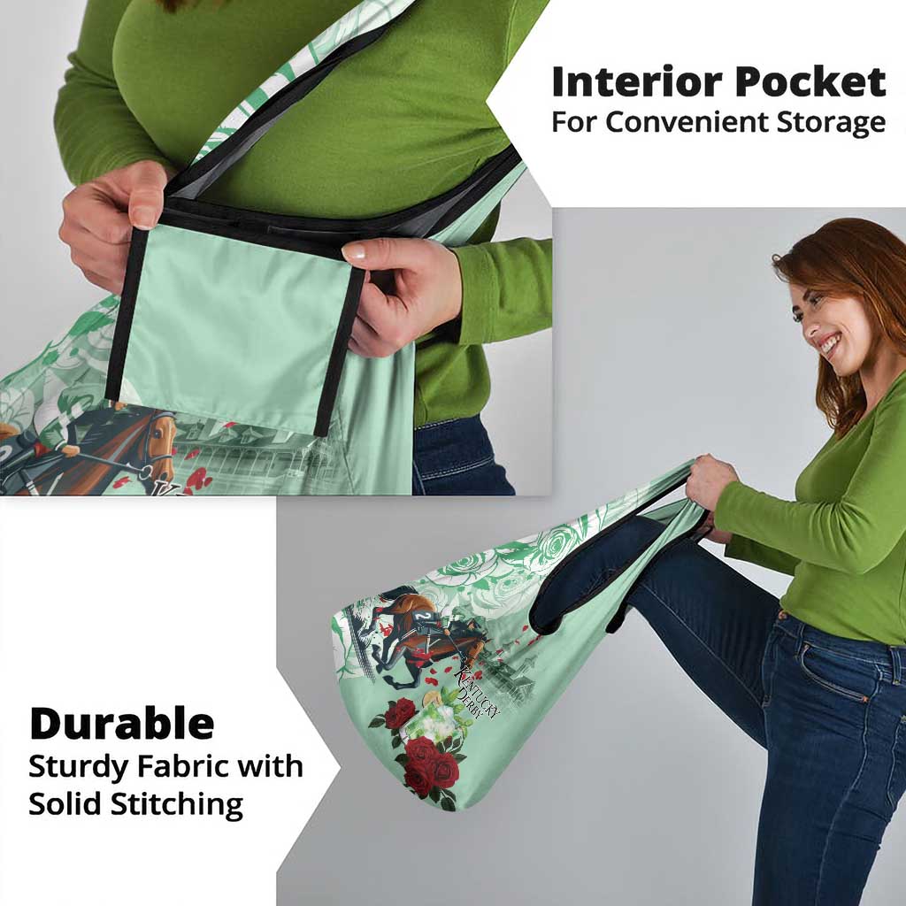 Kentucky Horse Racing Grocery Bag Churchill Downs Derby Mint Julep Cocktail