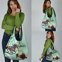 Kentucky Horse Racing Grocery Bag Churchill Downs Derby Mint Julep Cocktail