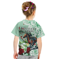 Kentucky Horse Racing Kid T Shirt Churchill Downs Derby Mint Julep Cocktail