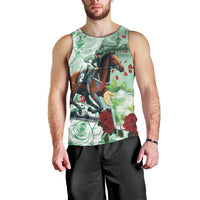 Kentucky Horse Racing Men Tank Top Churchill Downs Derby Mint Julep Cocktail