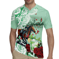 Kentucky Horse Racing Rugby Jersey Churchill Downs Derby Mint Julep Cocktail