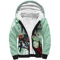 Kentucky Horse Racing Sherpa Hoodie Churchill Downs Derby Mint Julep Cocktail