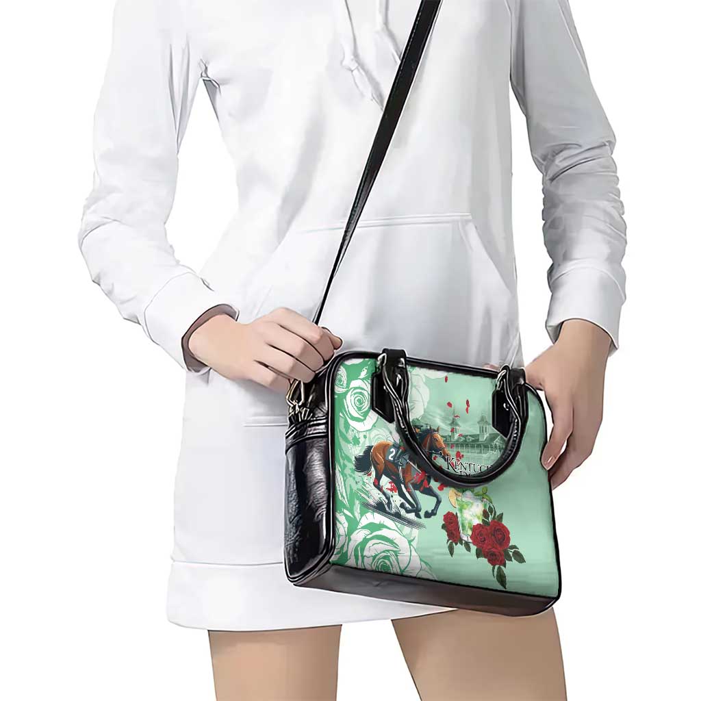 Kentucky Horse Racing Shoulder Handbag Churchill Downs Derby Mint Julep Cocktail