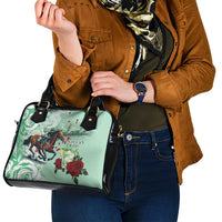Kentucky Horse Racing Shoulder Handbag Churchill Downs Derby Mint Julep Cocktail
