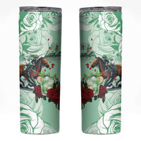 Kentucky Horse Racing Skinny Tumbler Churchill Downs Derby Mint Julep Cocktail