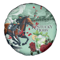Kentucky Horse Racing Spare Tire Cover Churchill Downs Derby Mint Julep Cocktail