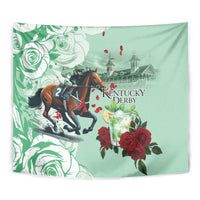 Kentucky Horse Racing Tapestry Churchill Downs Derby Mint Julep Cocktail