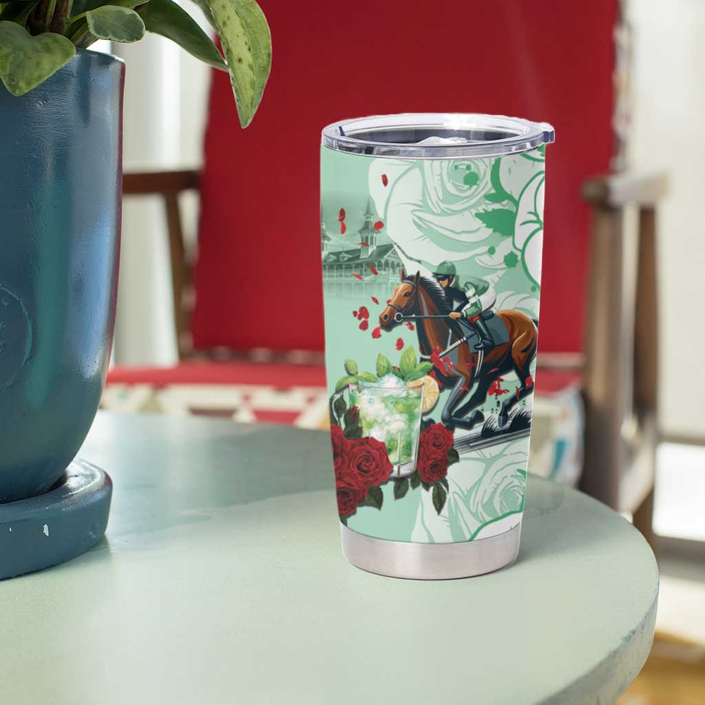 Kentucky Horse Racing Tumbler Cup Churchill Downs Derby Mint Julep Cocktail