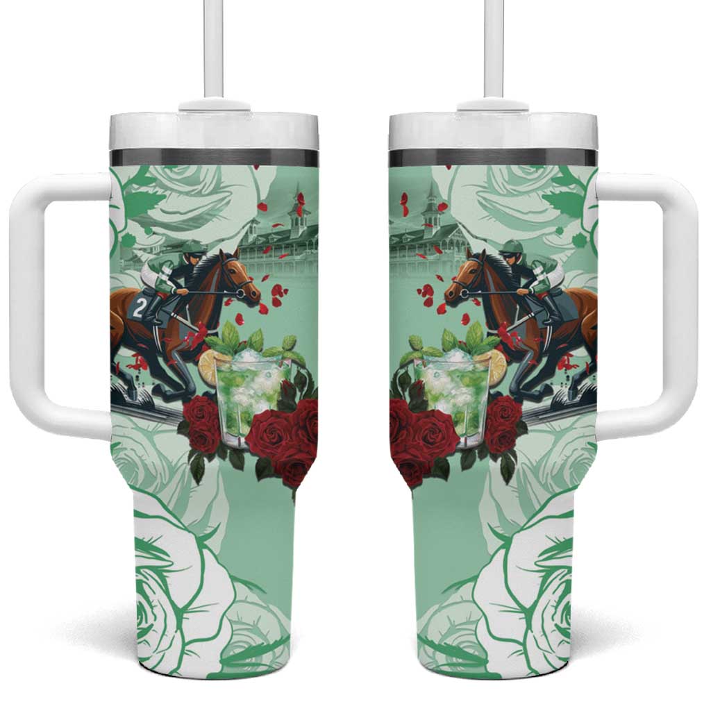 Kentucky Horse Racing Tumbler With Handle Churchill Downs Derby Mint Julep Cocktail