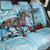 Kentucky Horse Racing Back Car Seat Cover Churchill Downs Derby Blueberry Mint Julep Cocktail