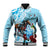 Kentucky Horse Racing Baseball Jacket Churchill Downs Derby Blueberry Mint Julep Cocktail