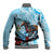 Kentucky Horse Racing Baseball Jacket Churchill Downs Derby Blueberry Mint Julep Cocktail