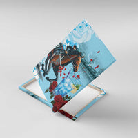 Kentucky Horse Racing Canvas Wall Art Churchill Downs Derby Blueberry Mint Julep Cocktail