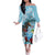 Kentucky Horse Racing Family Matching Off The Shoulder Long Sleeve Dress and Hawaiian Shirt Churchill Downs Derby Blueberry Mint Julep Cocktail