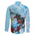 Kentucky Horse Racing Family Matching Puletasi and Hawaiian Shirt Churchill Downs Derby Blueberry Mint Julep Cocktail