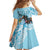 Kentucky Horse Racing Family Matching Short Sleeve Bodycon Dress and Hawaiian Shirt Churchill Downs Derby Blueberry Mint Julep Cocktail
