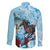 Kentucky Horse Racing Family Matching Short Sleeve Bodycon Dress and Hawaiian Shirt Churchill Downs Derby Blueberry Mint Julep Cocktail