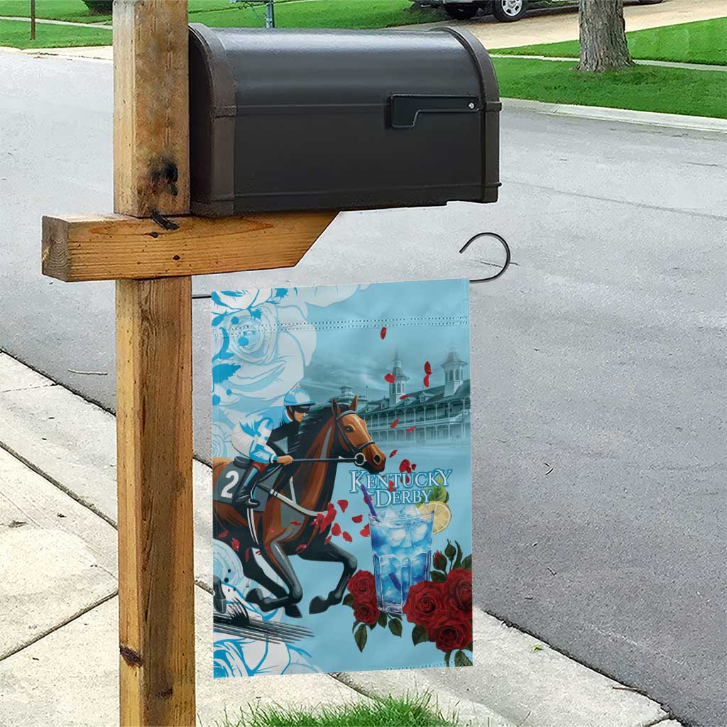 Kentucky Horse Racing Garden Flag Churchill Downs Derby Blueberry Mint Julep Cocktail