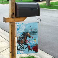 Kentucky Horse Racing Garden Flag Churchill Downs Derby Blueberry Mint Julep Cocktail