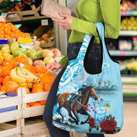 Kentucky Horse Racing Grocery Bag Churchill Downs Derby Blueberry Mint Julep Cocktail