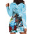 Kentucky Horse Racing Hoodie Dress Churchill Downs Derby Blueberry Mint Julep Cocktail