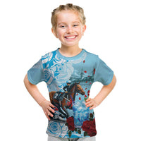Kentucky Horse Racing Kid T Shirt Churchill Downs Derby Blueberry Mint Julep Cocktail