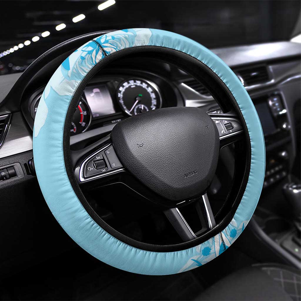 Kentucky Horse Racing Steering Wheel Cover Churchill Downs Derby Blueberry Mint Julep Cocktail