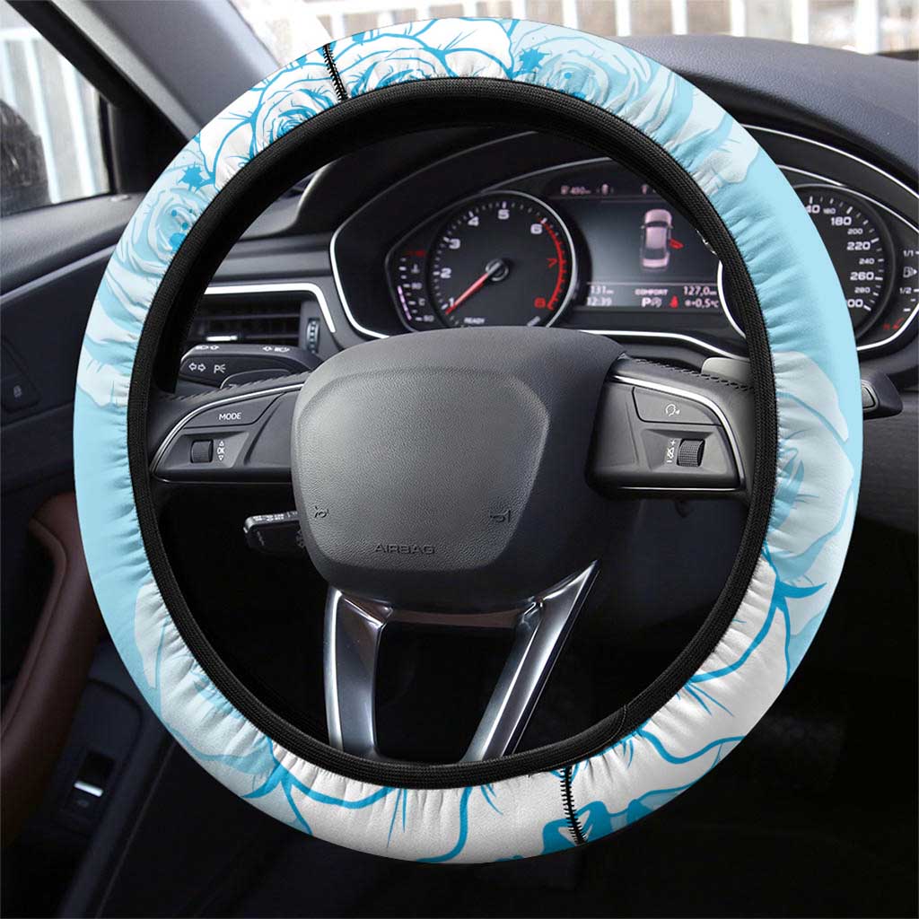 Kentucky Horse Racing Steering Wheel Cover Churchill Downs Derby Blueberry Mint Julep Cocktail
