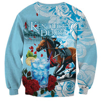 Kentucky Horse Racing Sweatshirt Churchill Downs Derby Blueberry Mint Julep Cocktail