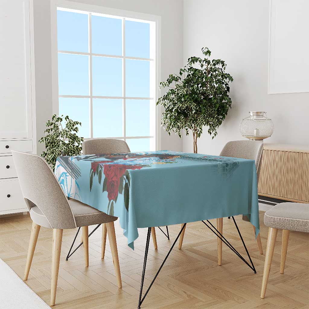 Kentucky Horse Racing Tablecloth Churchill Downs Derby Blueberry Mint Julep Cocktail