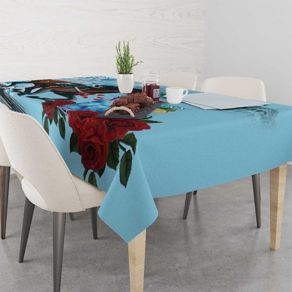 Kentucky Horse Racing Tablecloth Churchill Downs Derby Blueberry Mint Julep Cocktail