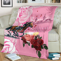 Kentucky Horse Racing Blanket Churchill Downs Derby Strawberry Mint Julep Cocktail