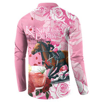 Kentucky Horse Racing Button Sweatshirt Churchill Downs Derby Strawberry Mint Julep Cocktail