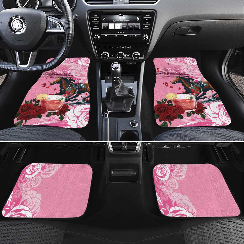 Kentucky Horse Racing Car Mats Churchill Downs Derby Strawberry Mint Julep Cocktail