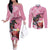 Kentucky Horse Racing Couples Matching Off The Shoulder Long Sleeve Dress and Long Sleeve Button Shirt Churchill Downs Derby Strawberry Mint Julep Cocktail