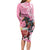 Kentucky Horse Racing Family Matching Long Sleeve Bodycon Dress and Hawaiian Shirt Churchill Downs Derby Strawberry Mint Julep Cocktail