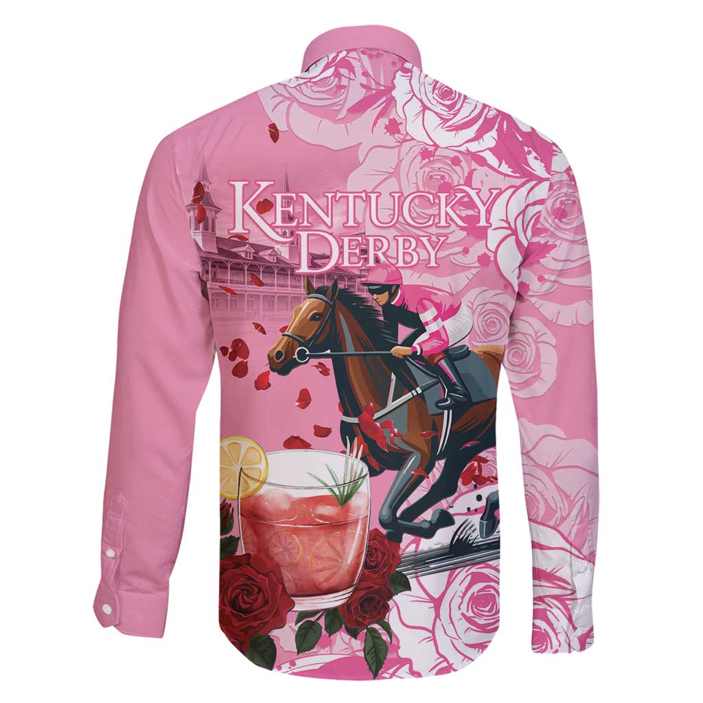 Kentucky Horse Racing Family Matching Off Shoulder Short Dress and Hawaiian Shirt Churchill Downs Derby Strawberry Mint Julep Cocktail