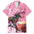 Kentucky Horse Racing Family Matching Puletasi and Hawaiian Shirt Churchill Downs Derby Strawberry Mint Julep Cocktail