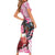 Kentucky Horse Racing Family Matching Short Sleeve Bodycon Dress and Hawaiian Shirt Churchill Downs Derby Strawberry Mint Julep Cocktail