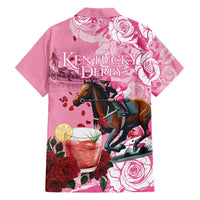 Kentucky Horse Racing Family Matching Summer Maxi Dress and Hawaiian Shirt Churchill Downs Derby Strawberry Mint Julep Cocktail