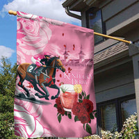 Kentucky Horse Racing Garden Flag Churchill Downs Derby Strawberry Mint Julep Cocktail